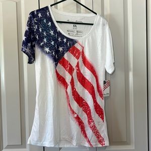 American Summer Clothing Company, American flag t-shirt, size XXL